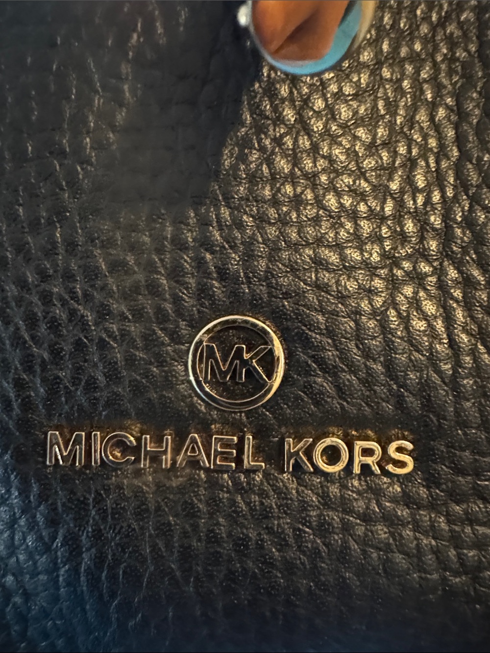 Michael Kors Black Pebbled Phoebe, Leather Drawstring Shoulder Bag Gold Hardware - Picture 4 of 15
